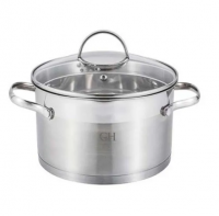 GH-1834 Кастрюля 3,9л, индукция, нержавеющая сталь, GoldHouse 