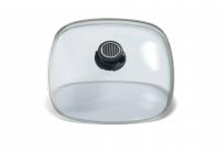 L328-0  Крышка квадратная высокая стеклянная 26x26 см Gastrolux