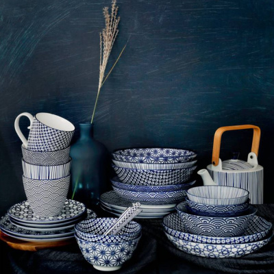 17957 Тарелка обеденная Blue 25,7см TOKYO DESIGN