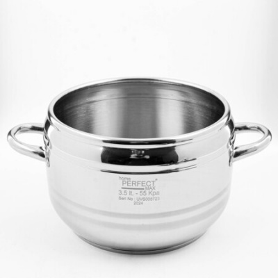 800-103 Скороварка 3,5 л, индукция, нержавеющая сталь, Home Perfect