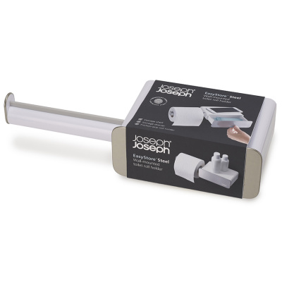 70529 Держатель для туалетной бумаги с отсеком для хранения EasyStore Steel