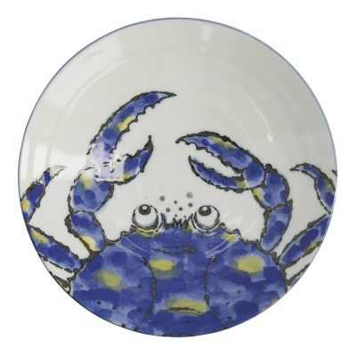 17789 Тарелка глубокая КРАБ Blue 21.7*5.2cм TOKYO DESIGN