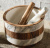 HS10-10277-1556A Ступка с пестиком 15см, Home & Style, серия "Wood&Marble" 