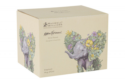 MW637-DX1101 Кружка 0.37л Maxwell & Williams , серия "Живая планета, слоник" 