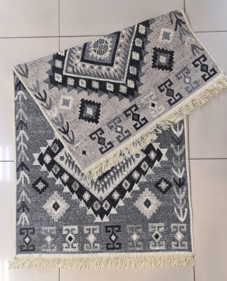 Коврик для ванной и интерьера, 80*150см, KILIM, двухсторонний, цвет в ассортименте