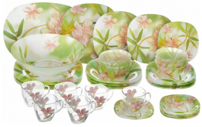 P7660/1 Столовый сервиз на 6 персон 37 предметов, Luminarc, серия CARINA FREESIA 