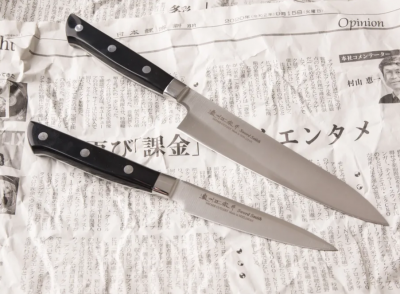 803-663 Нож кухонный Универсальный 13,5см Satake, серия Stainless Bolster, Япония