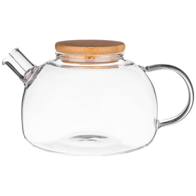 250-118 Чайник заварочный 800мл,с бамбуковой крышкой