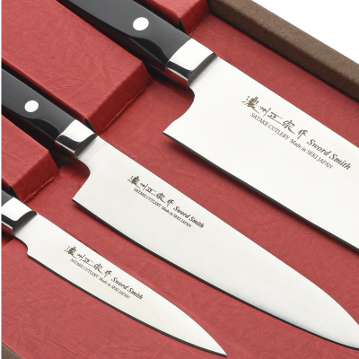SS9061 Набор Satake StainBolster из 3х ножей (802-819, 741, 802)