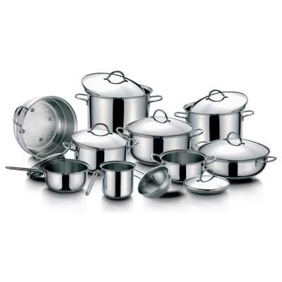 BRZ-266102020/266121020 Кастрюля 3л  индукция, нержавеющая сталь, Barazzonni, серия Bonita