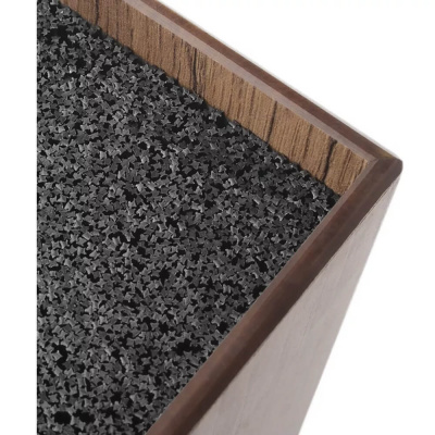 PDN102088OA4 Подставка для кухонных ножей, универсальная, 10*10*23см, дуб коричневый, композитный ма